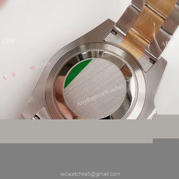 (EW) Two Tone Green Face Rolex Replica GMT-Master II Watch 40mm 6