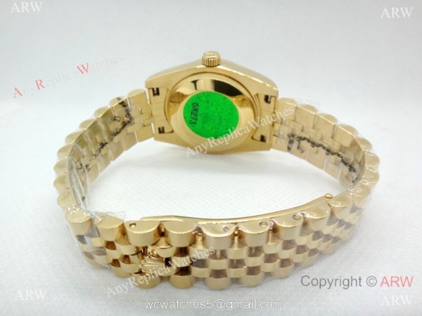Clone Rolex Datejust Silver Dial Jubilee Watch Yellow Gold 31mm 6