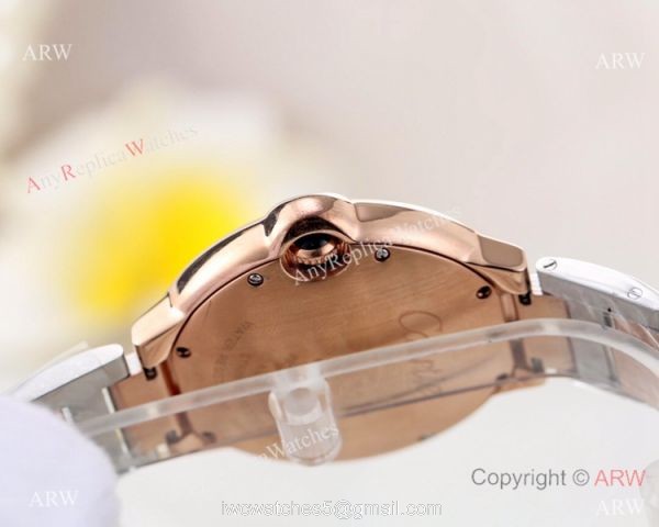 Clone Cartier Ballon Bleu Rose Gold Automatic Watches 42mm or 33mm 6
