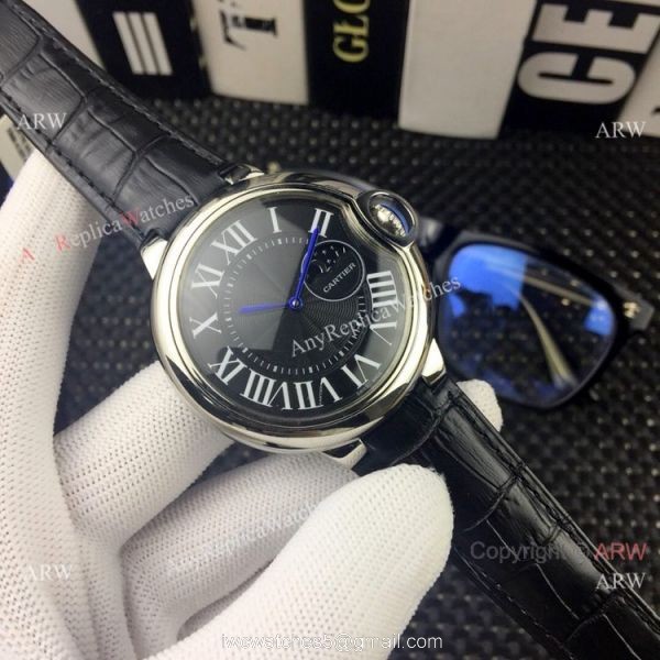 Clone Cartier Ballon Bleu AUTOMATIC Watches Rose Gold Moonphase Face 6