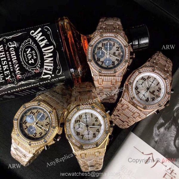 Buy Royal Oak Offshore Limited Edition AP Iced Out Replica Watch 6