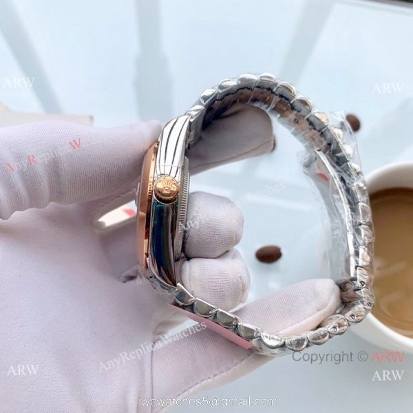 New Style Rolex Oyster Perpetual Datejust 36mm Watch Rose Gold Diamond Dial 6