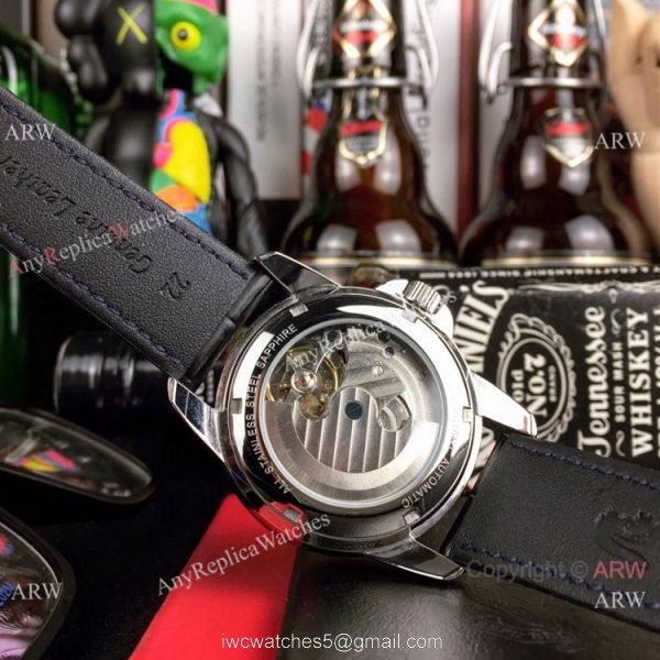New Copy Konstantin Chaykin Joker Watch Black Bezel Leather Strap 6