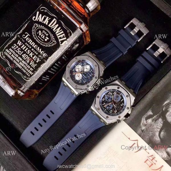 Copy Audemars Piguet Royal Oak offshore Men Watches Blue Dial Automatic 6