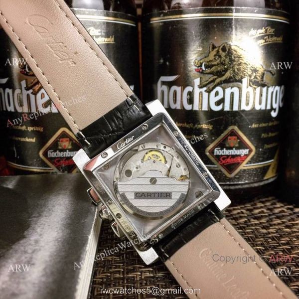 Buy Replica Cartier Tank Francaise watch Diamond Bezel Silver Dial 38mm 6