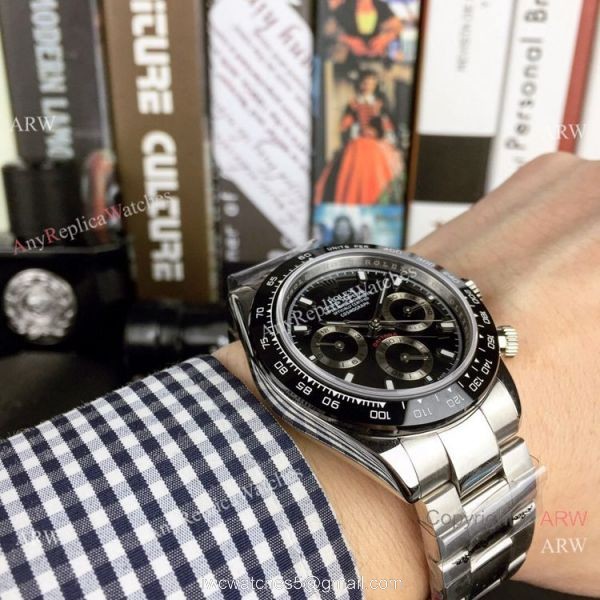 Rolex Daytona SS Blue Dial 40mm Watch Buy High Quality Any Watch Replica 6