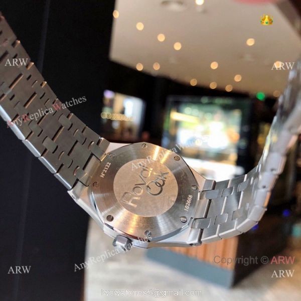 Copy Audemars Piguet Royal Oak Blue dial Lovers Watch Quartz Movement 6
