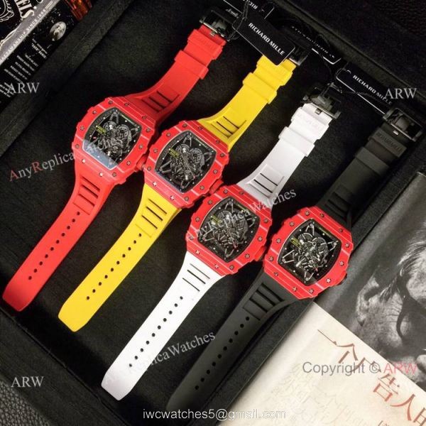 Swiss Grade 1 Richard Mille RM35-02 Rafael Nadal Watches Rubber Strap 6