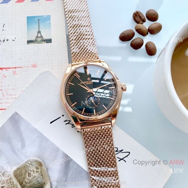 Vacheron Constantin Replika Watch Rose Gold Moonphase 6