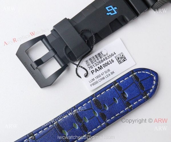 1:1 Best Edition Swiss Panerai Luminor 1950 Submersible Carbon Watch VS Factory 6