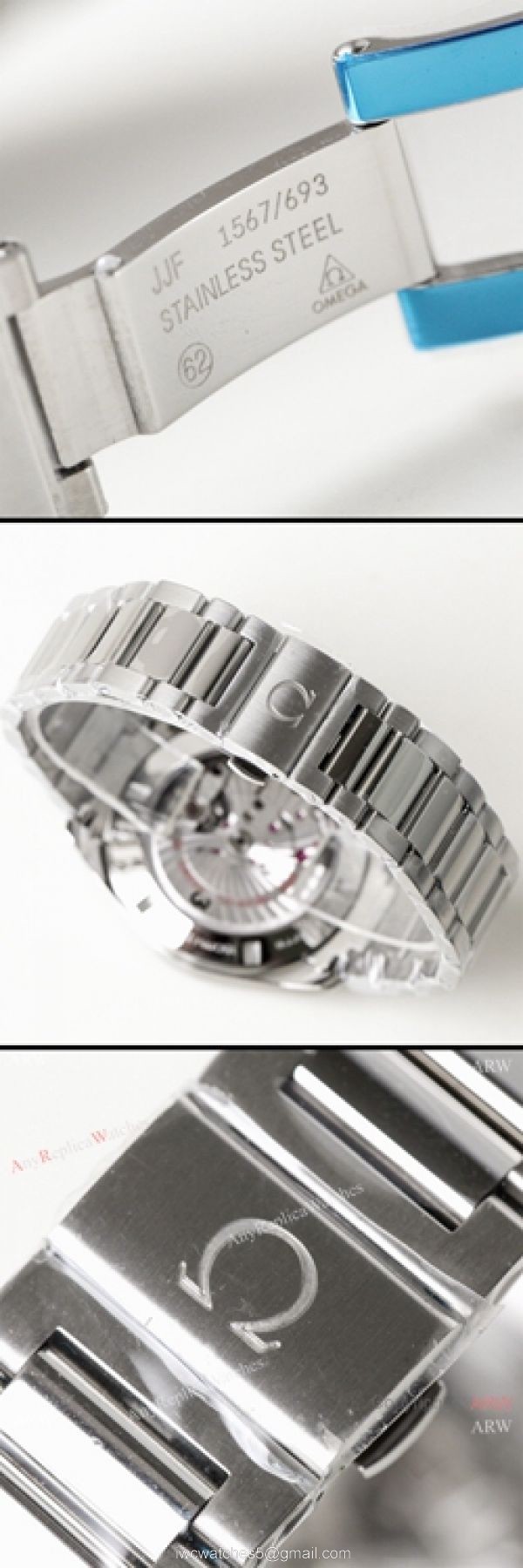 (VS)Swiss Grade Omega Seamaster Aqua Terra Copy 8500 watch Stainless Steel Blue Dial 6