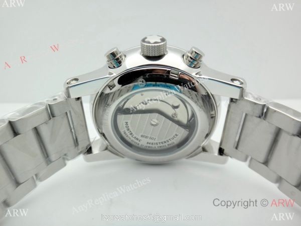 Mont Blanc Clone Timewalker Stainless Steel Black Dial Automatic watch 6