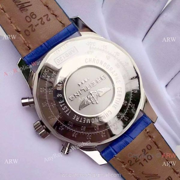JF Replica Breitling Navitimer 01 2-Tone White Dial Watch 43mm 6