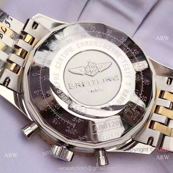 Best Replica Watches China Dealer JF Factory Breitling Navitimer 01 2-Tone Watch 6