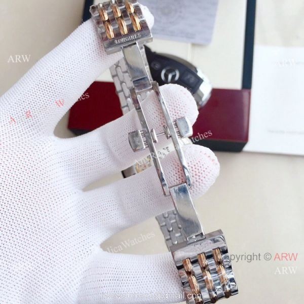 Clone Longines Master Moonphase Stainless Steel Diamond Watch 39mm 6