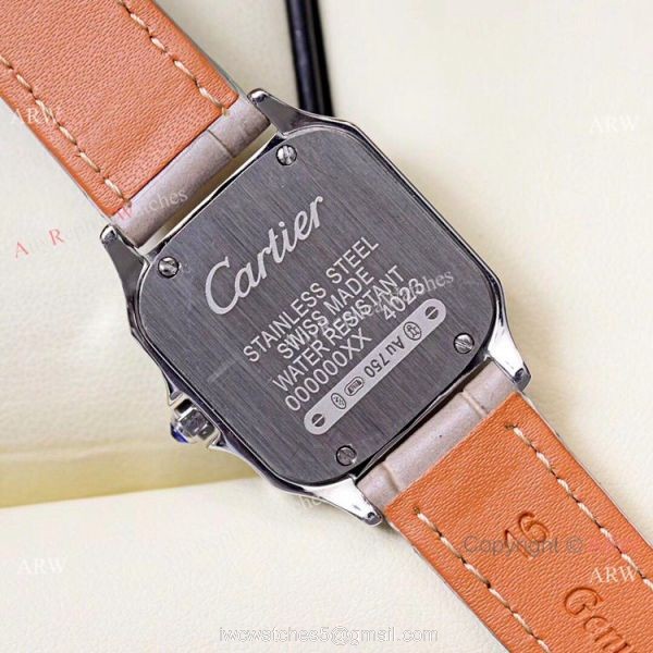Copy Cartier Panthere Yellow Gold White Roman Dial Watch Quartz 6