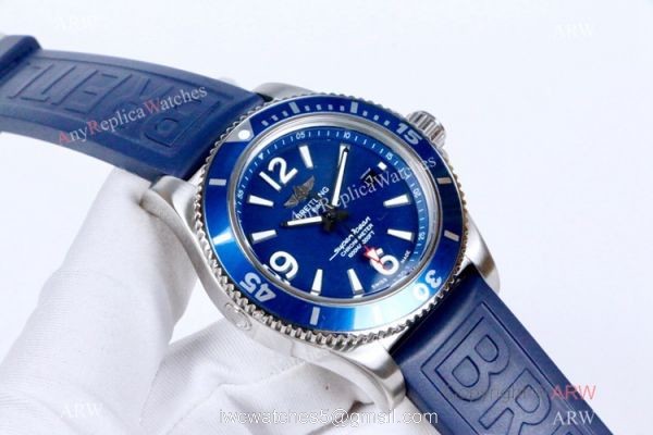New Breitling Superocean II Watches White Dial Blue Bezel 6