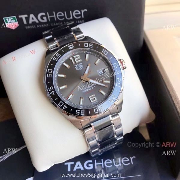 Swiss Grade Copy TAG HEUER FORMULA 1 Calibre 5 Steel &038; Ceramic Strap Watch 6