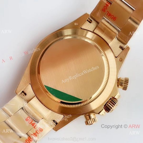 Noob Factory V8 904L Swiss 4130 Rolex Cosmograph Daytona Green Dial Chrono Replica Watch 6