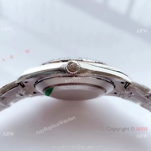 NEW Upgraded ETA3235 V3 Rolex Datejust II Watch SS White MOP Face Oyster Band 6