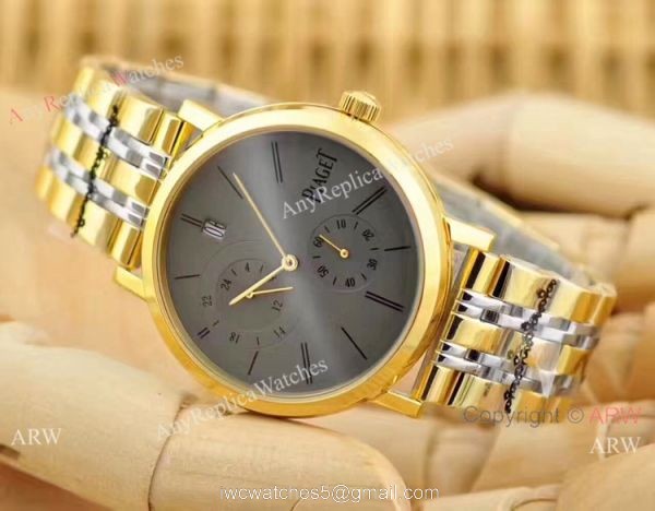 New Replica Piaget Altiplano Two Tone Blue Face Watch 6
