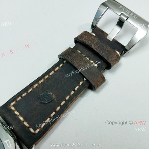 2019 Replica Radiomir Panerai PAM00685 Watch SS Brown Leather Strap 6