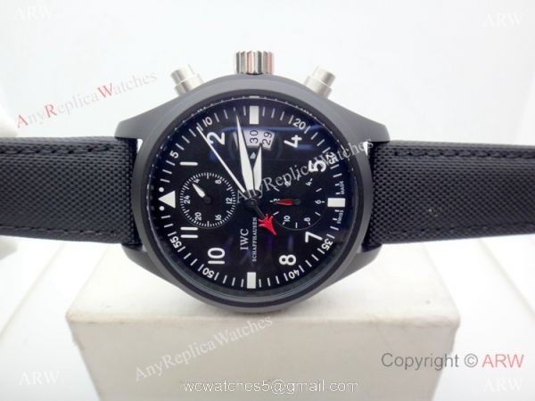 New Copy IWC Big Pilot Spitfire Automatic Watch Black Case 6
