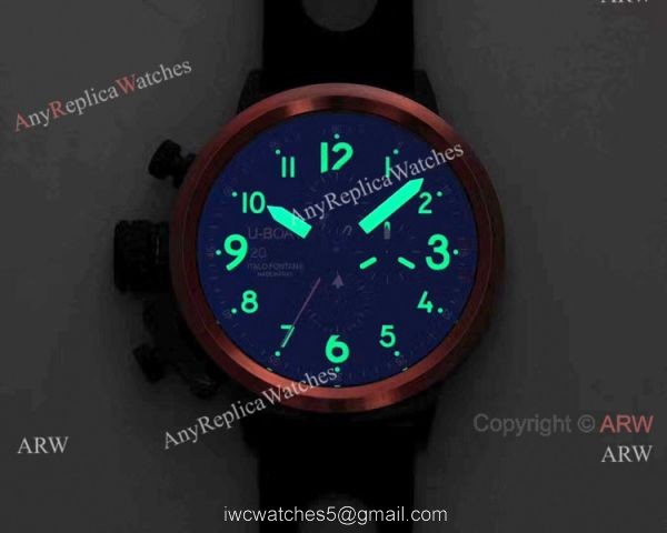 New Style U-Boat Flightdeck Chronograph Replica Watch White Markers 6