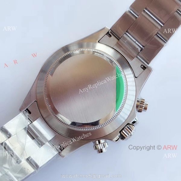 Replica Swiss Rolex Daytona NOOB 7750 Watch Stainless Steel Arabic Dial 6