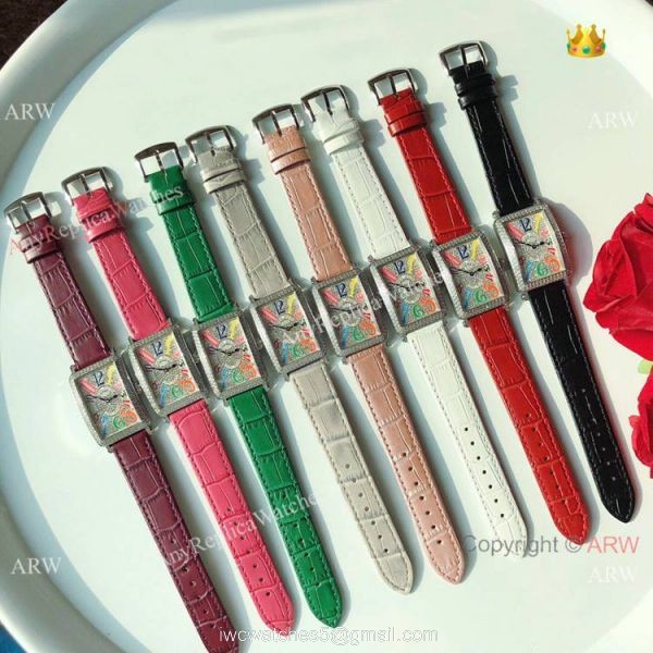 Replica Franck Muller Long Island Color Dreams Watch Diamond Case 6