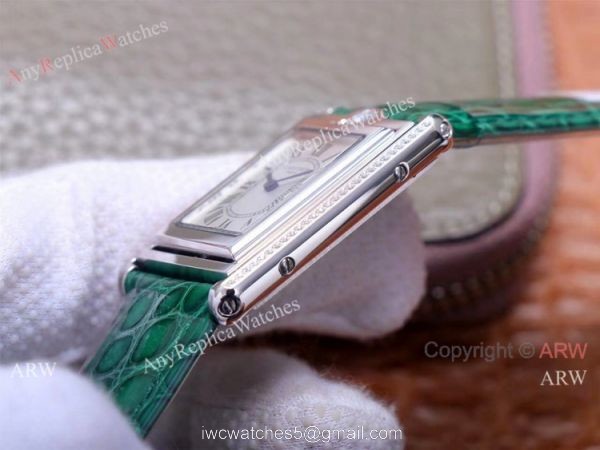 Swiss Grade Cartier Tank Basculante Lady Wrist Cabriolet Watch 6