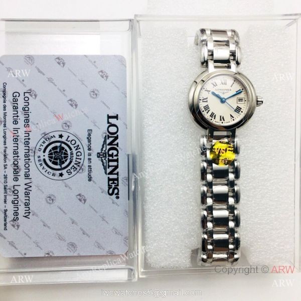 (VSF) Best Replica Longines PrimaLuna Watch Stainless Steel Roman Dial 6