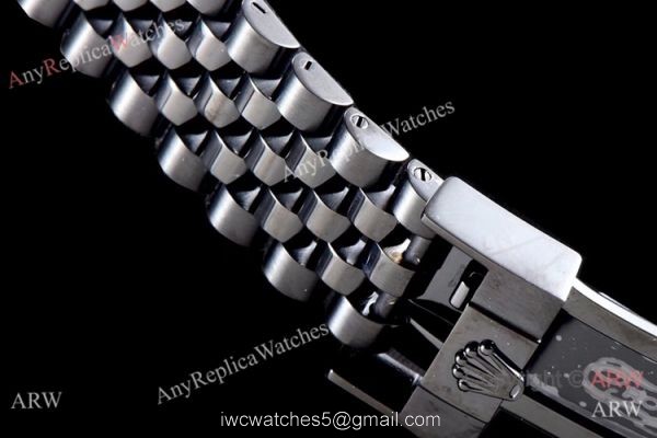 KS Factory Fake Rolex GMT Master II Swiss ETA 126710blnr-0002 Black PVD Watch 6