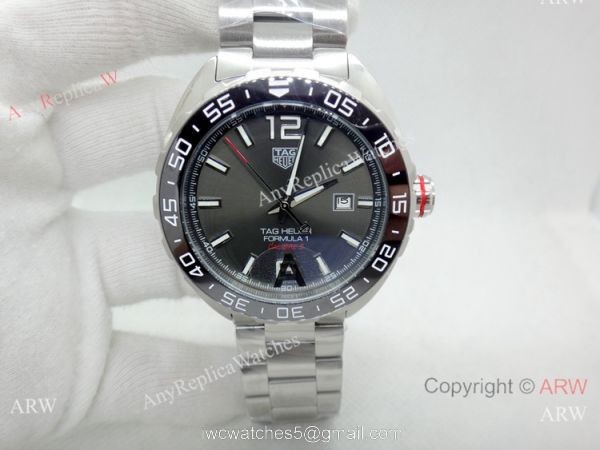 Replica TAG Heuer F1 Formula 1 Calibre 5 Watch Stainless Steel Gray Dial 6