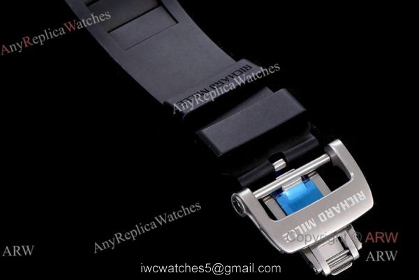 KV Factory Replica Richard Mille RM 011-FM Felipe Massa Black Kite Flyback Chronograph Watch 6