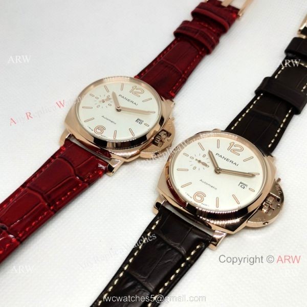 2021 New Panerai Luminor Due PAM1045 Rose Gold Watch 42mm 6