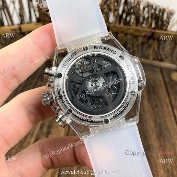 Hublot Big Bang Unico Chronograph Watches Hublot Transparent Watch Diamond Bezel 6