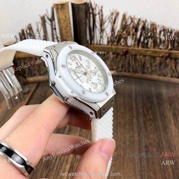 New Hublot Big Bang Evolution Watches SS Ceramic Bezel 44mm 6