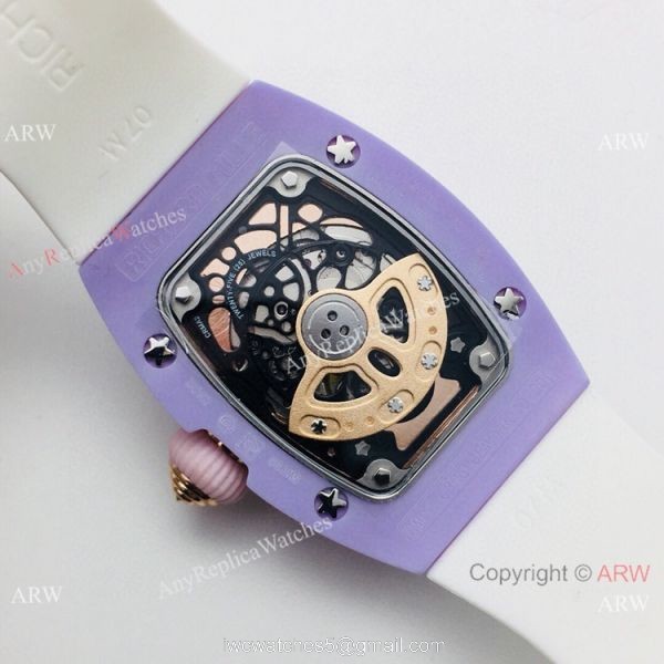 VS Factory Richard Mille RM07-03 Marshmallow BonBon Watch White Ceramic 6