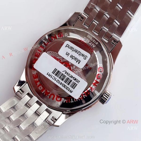 Highest Quality Breitling Navitimer 1 Swiss 2824 Watch Rose Gold Bezel 6