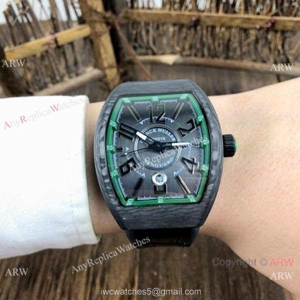 Swiss Quality Replica Franck Muller Vanguard Carbon Krypton Men Watches 6
