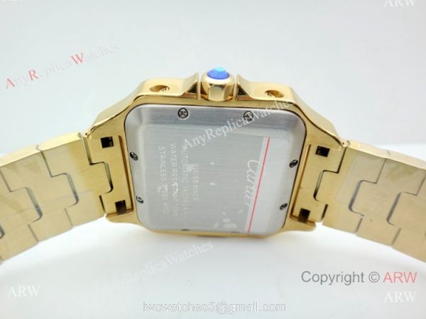 Best Quality Cartier Santos Watch All Gold Chronograph 39mm 6