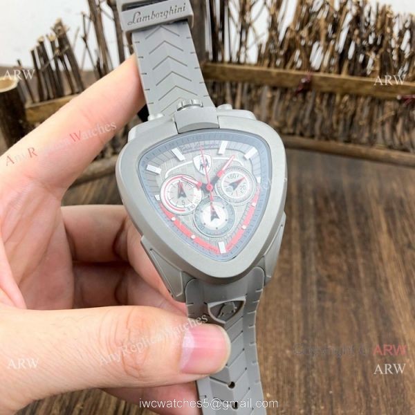 New Replica Lamborghini Spyder Gray Mens Watch 6
