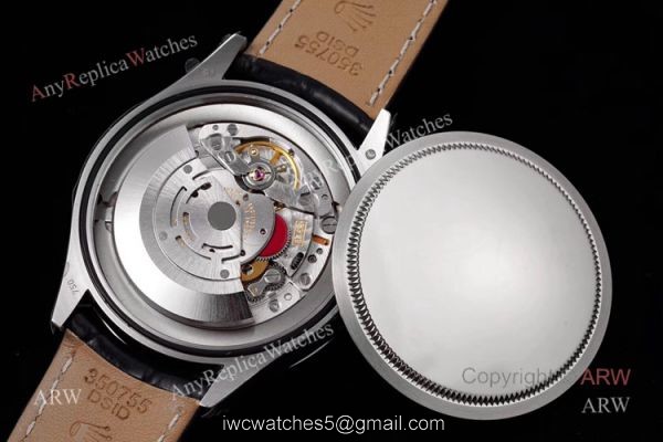GM Factory Replica Rolex Cellini Date Silver Dial 39MM Watch Swiss Grade 1 6
