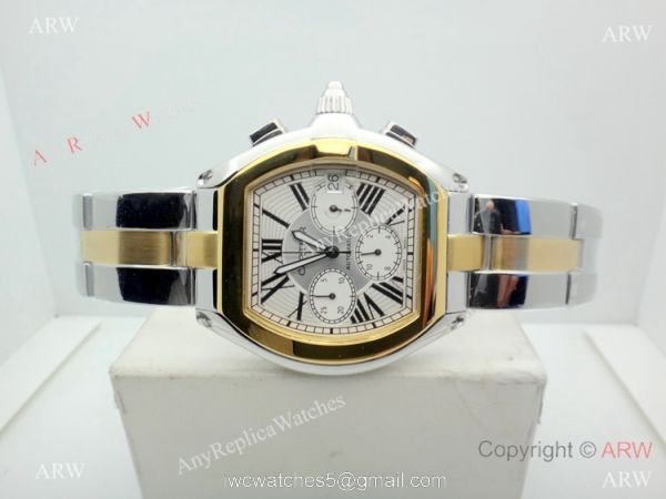 Best Replica Cartier Roadster Mens Chronograph Watch 6