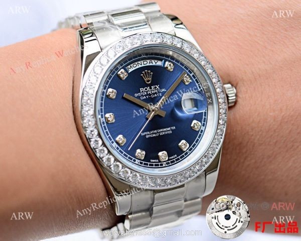 NEW UPGRADED Rolex Day Date 2 Blue Diamond Dial President Watch 41mm 6