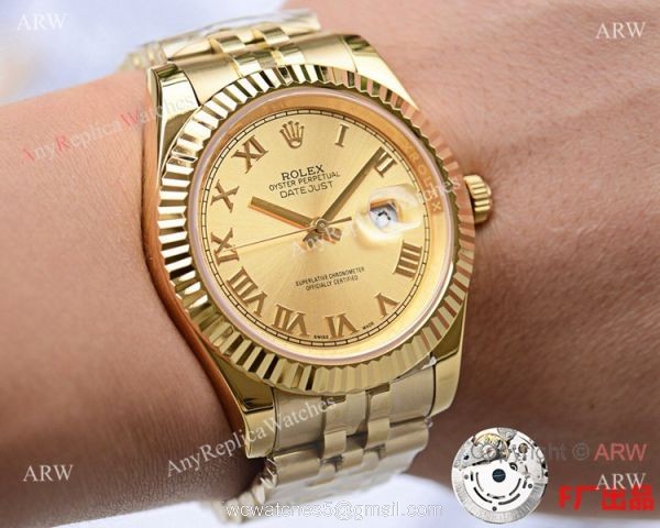 Replica Rolex Datejust II Yellow Gold Jubilee Watch NEW UPGRADED 6