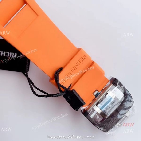 KV Factory New Replica Richard Mille Orange Watch RM035-02 For Men 6