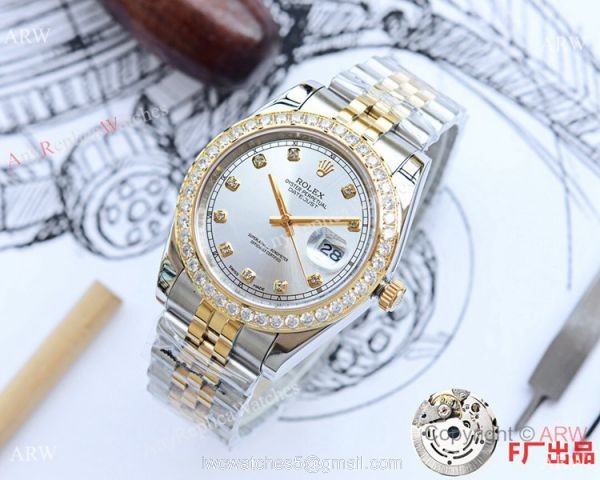 NEW UPGRADED Rolex Datejust Jubilee Band Diamond Bezel Watches 41mm 6