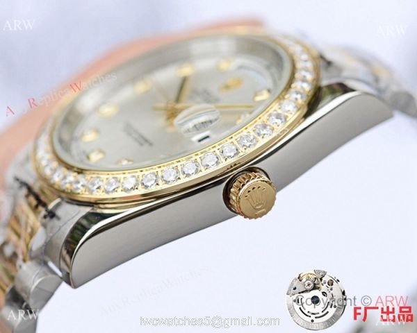 NEW UPGRADED Fake Rolex Presidential DayDate II 2-Tone Watches DJII 41mm 6